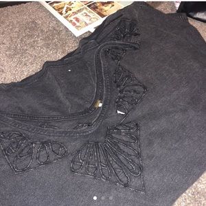 Free people cut out top